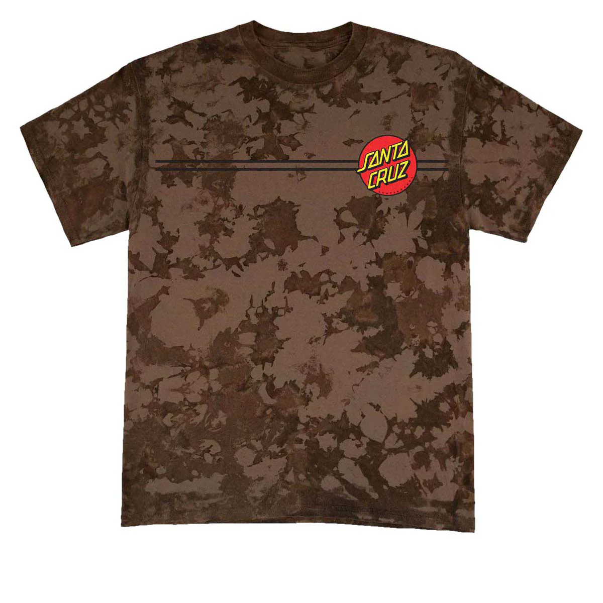 Santa Cruz Classic Dot T-Shirt - Iced Brown