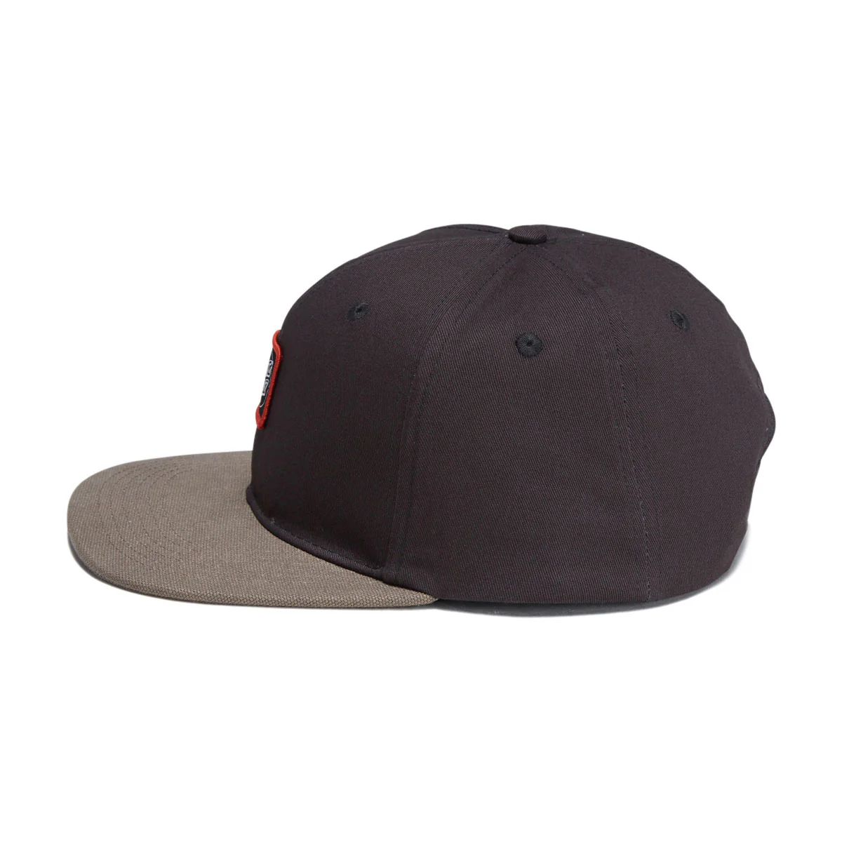 Santa Cruz Cruz Label Snapback Hat - Black/Saddle - Image 4