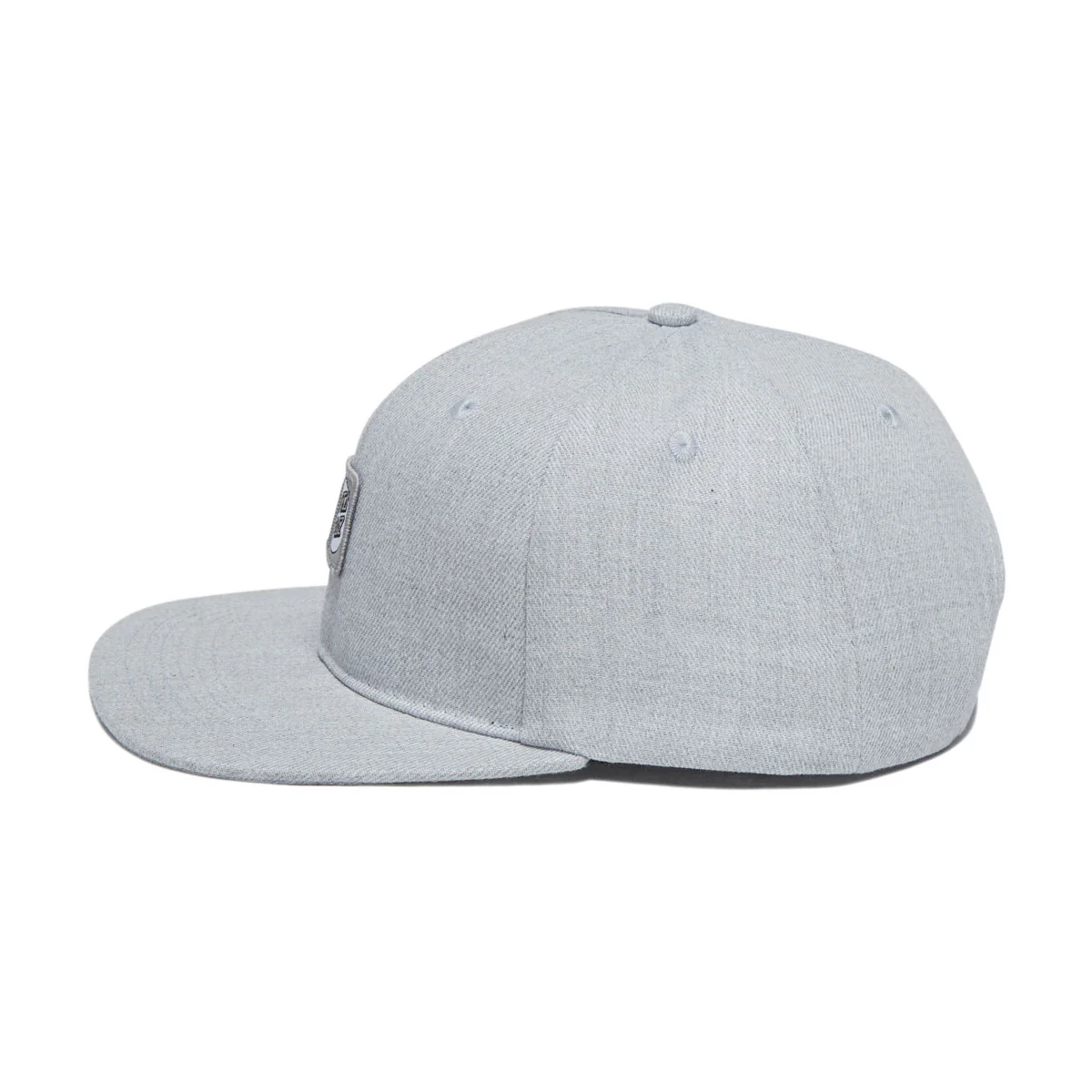 Santa Cruz Cruz Label Snapback Hat - Heather Grey/White/Silver - Image 4