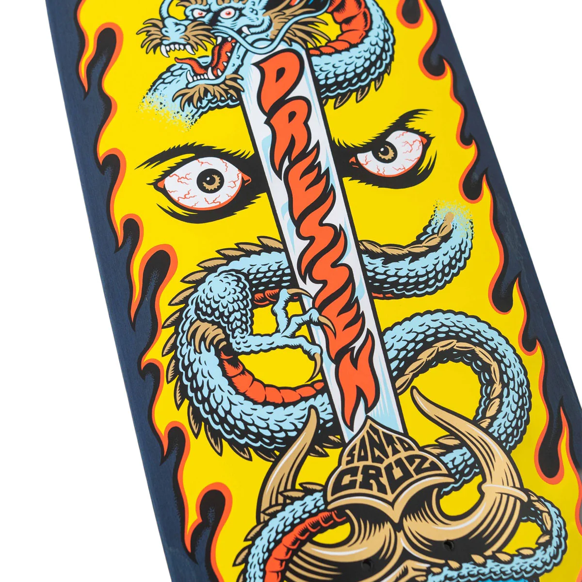 Santa Cruz Dressen Sword Pro Shaped Skateboard Complete - 9.25" - Image 4