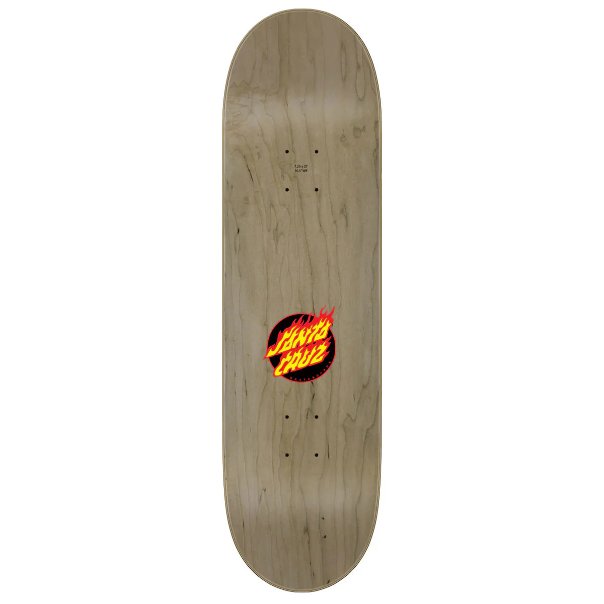 Santa Cruz Flame Dot Skateboard Complete - 7.25" - Image 2