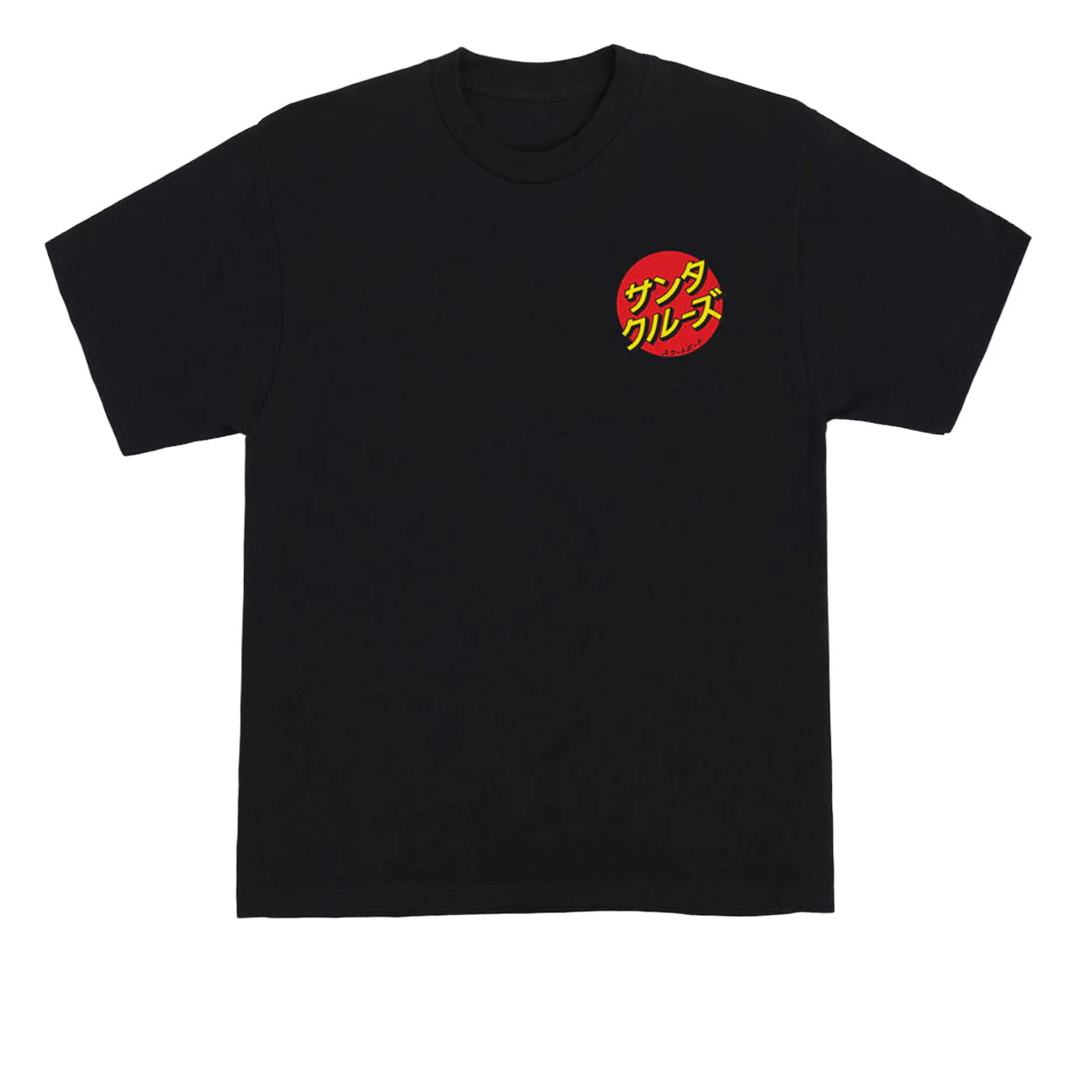 Santa Cruz Katakana Dot T-Shirt - Black