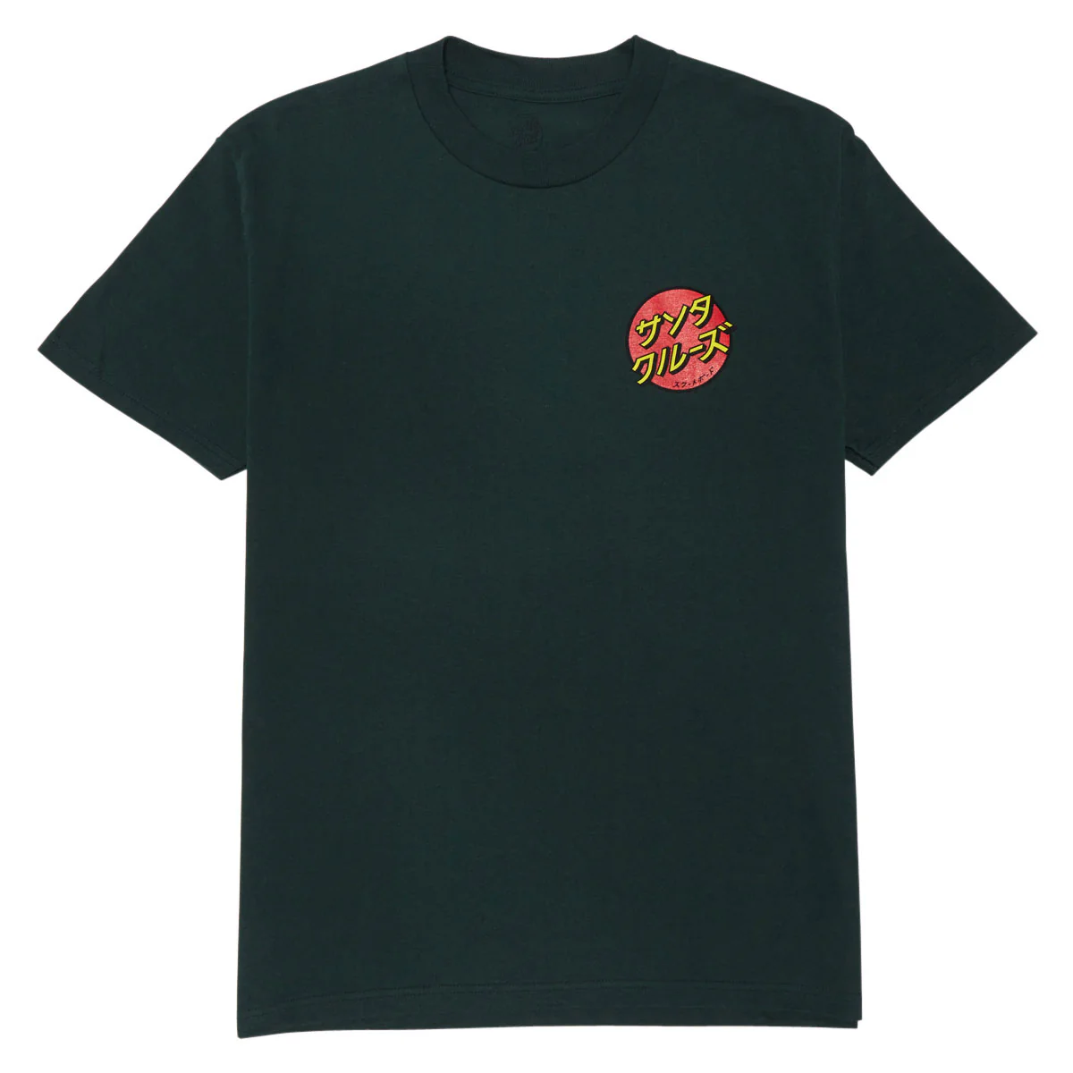 Santa Cruz Katakana Dot T-Shirt - Forest Green - Image 2
