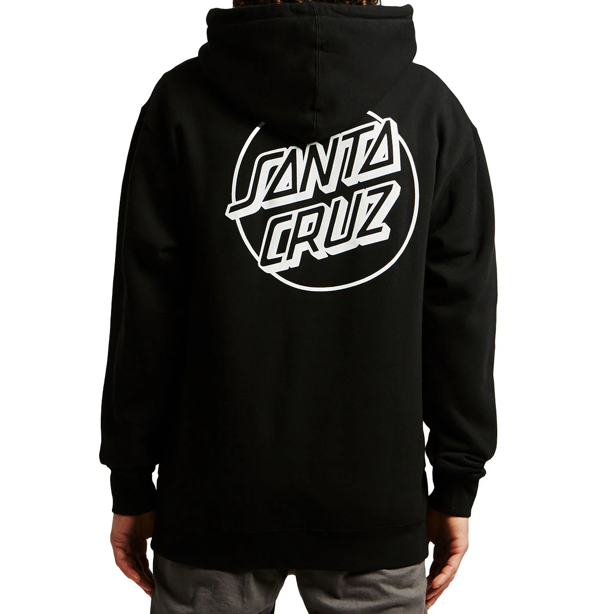 Santa Cruz Opus Dot Hoodie - Black/White - Image 2