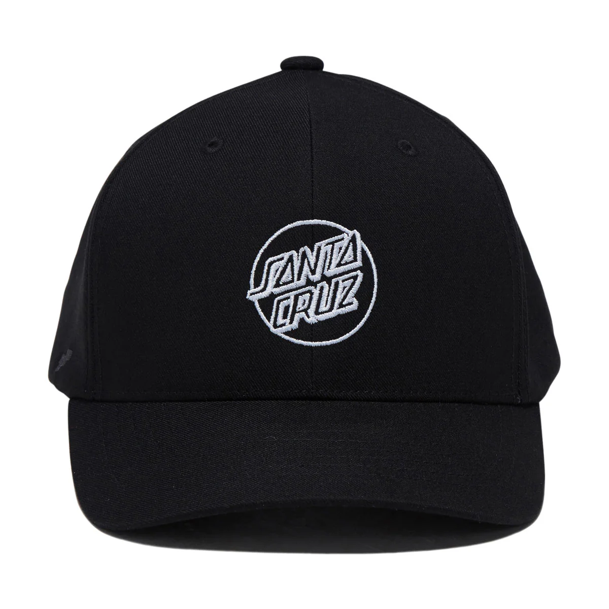 Santa Cruz Opus Dot Snapback Hat - Black/White - Image 2