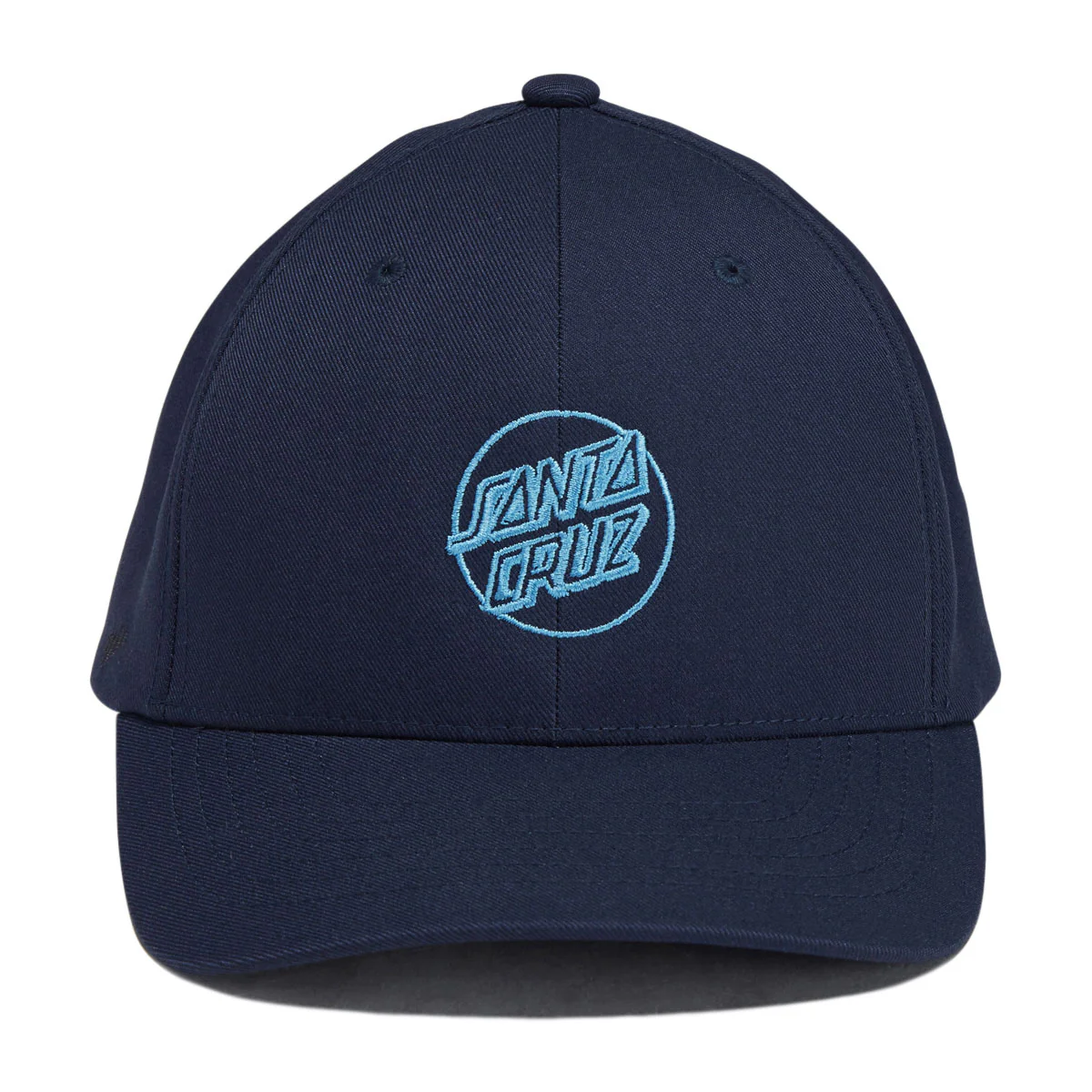Santa Cruz Opus Dot Snapback Hat - Navy Storm Blue - Image 5
