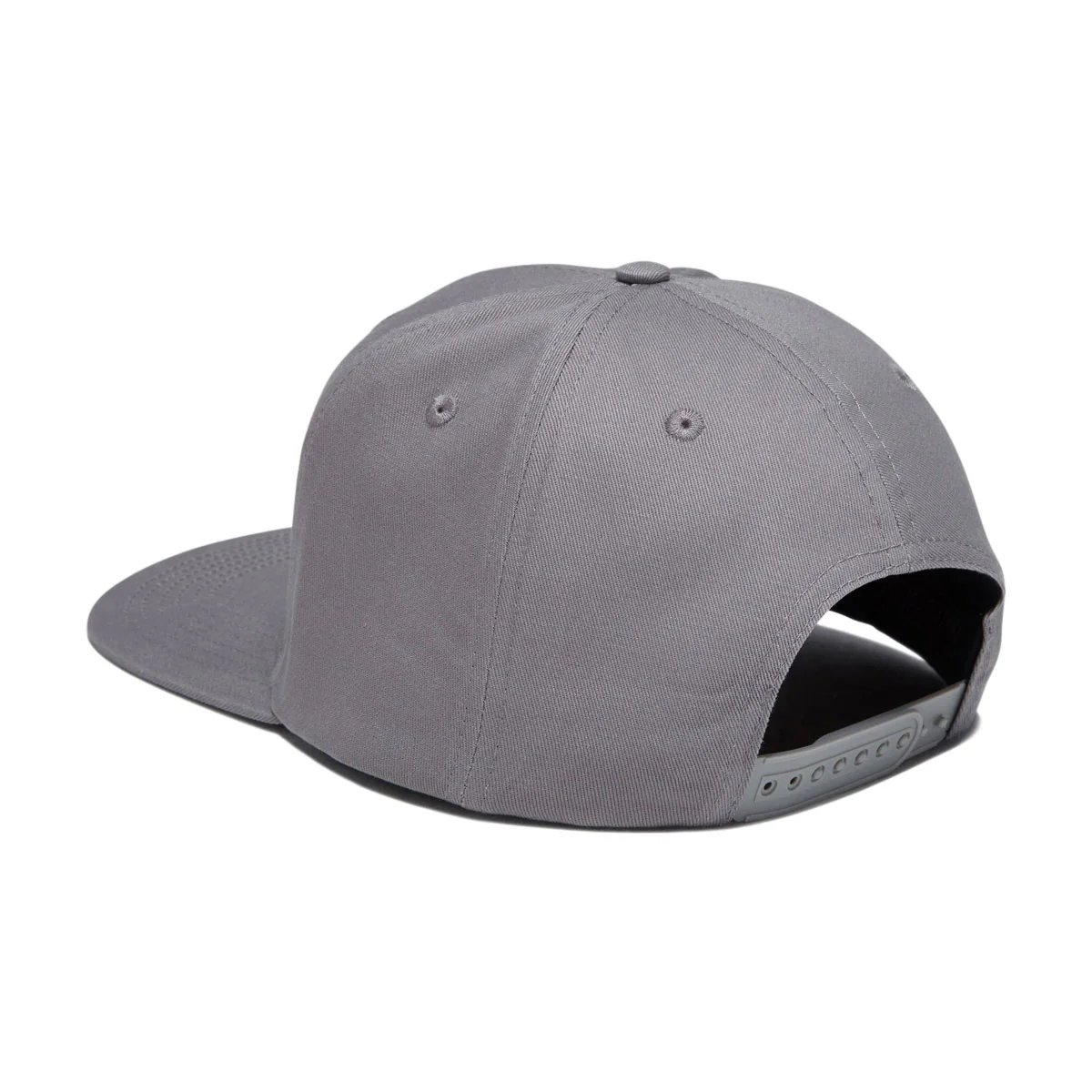 Santa Cruz Plasma Stacked Strip Snapback Hat - Heather Grey/Silver - Image 5