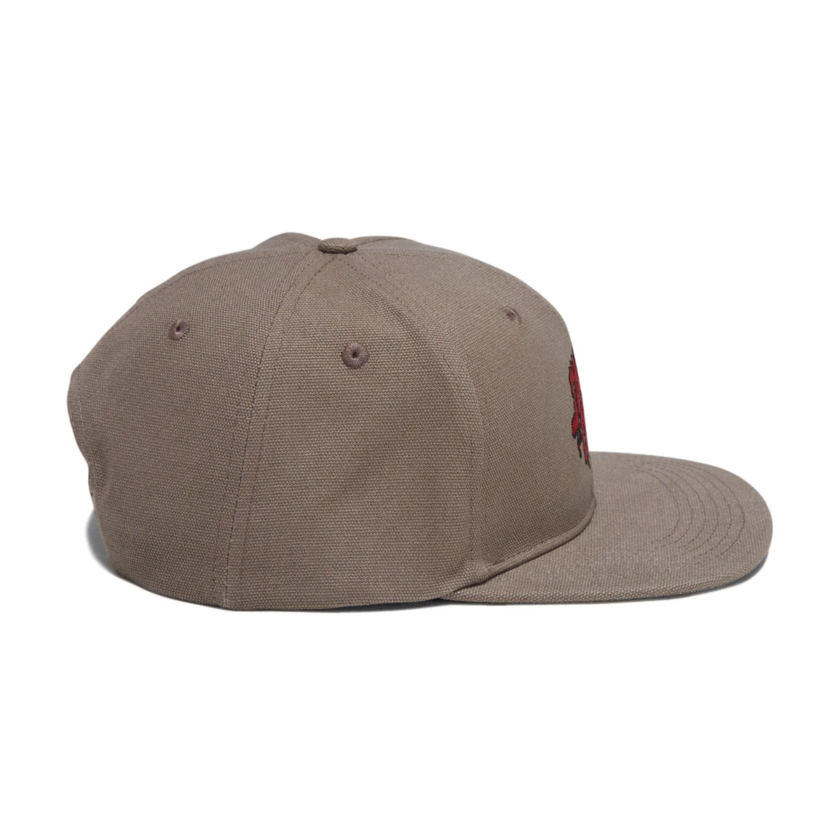 Santa Cruz Plasma Stacked Strip Snapback Hat - Khaki - Image 3