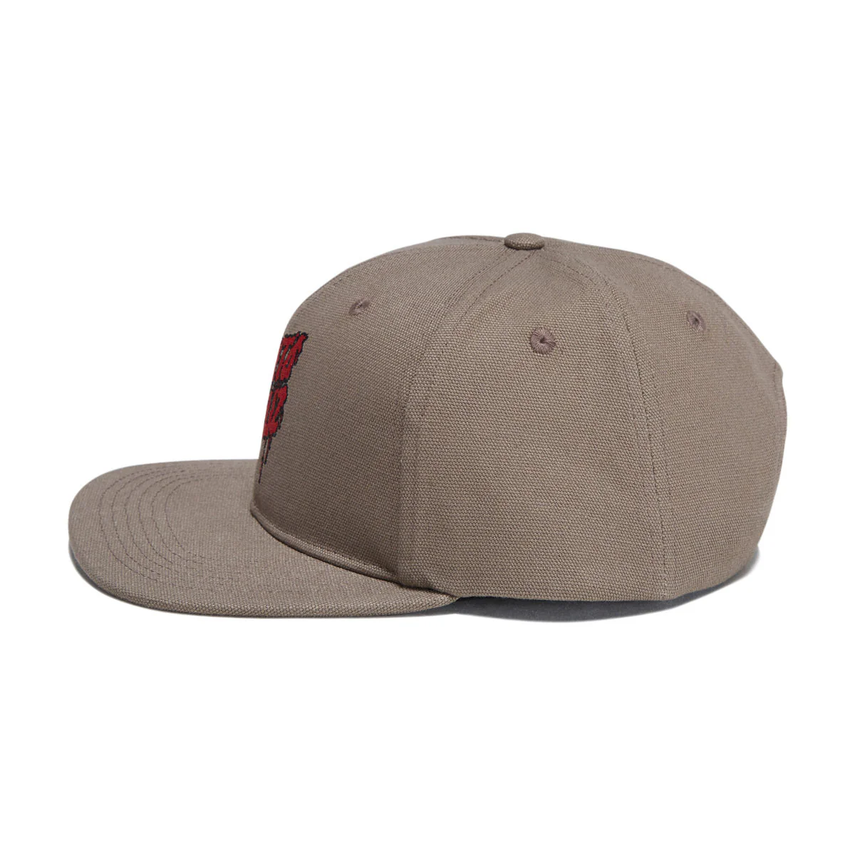 Santa Cruz Plasma Stacked Strip Snapback Hat - Khaki - Image 4