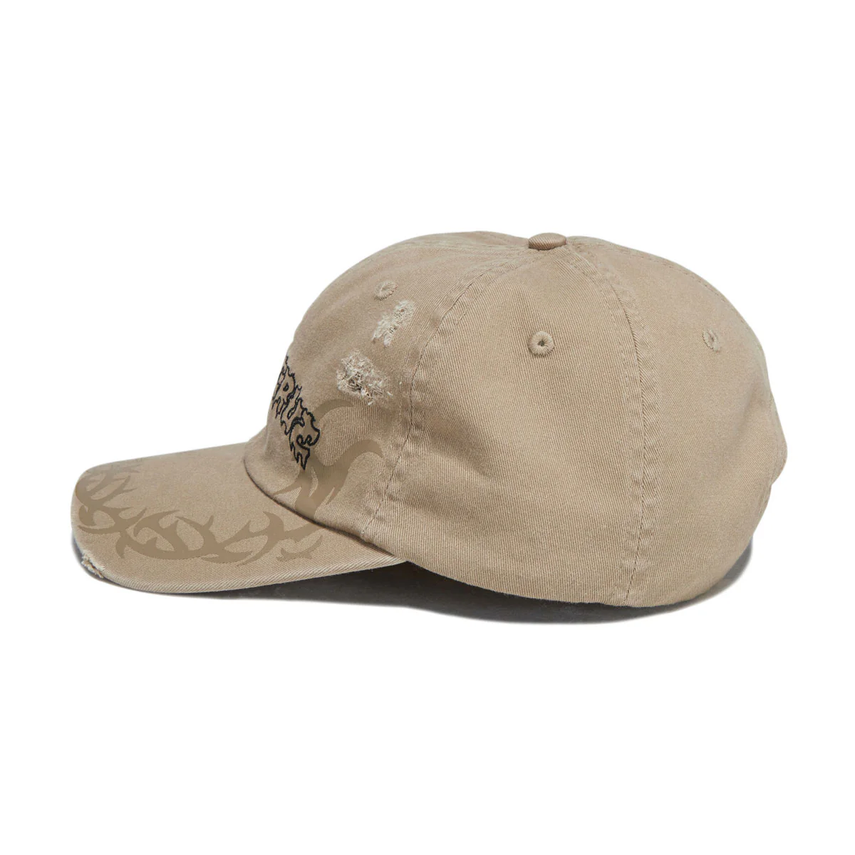 Santa Cruz Razor Arch Strip Snapback Hat - Tan - Image 4