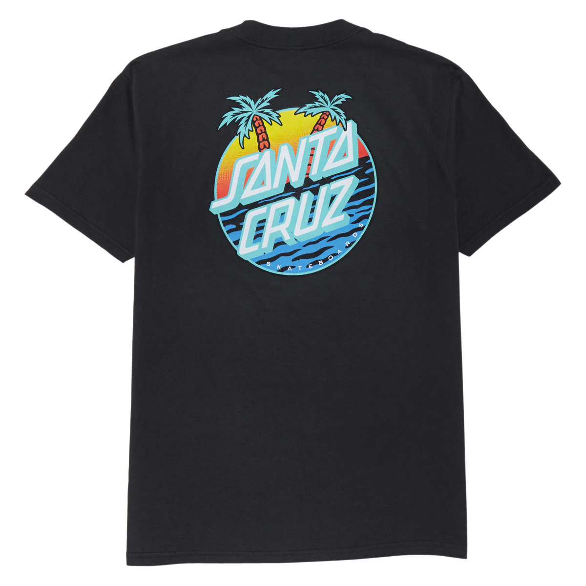 Santa Cruz Retreat Dot T-Shirt - Vintage Black