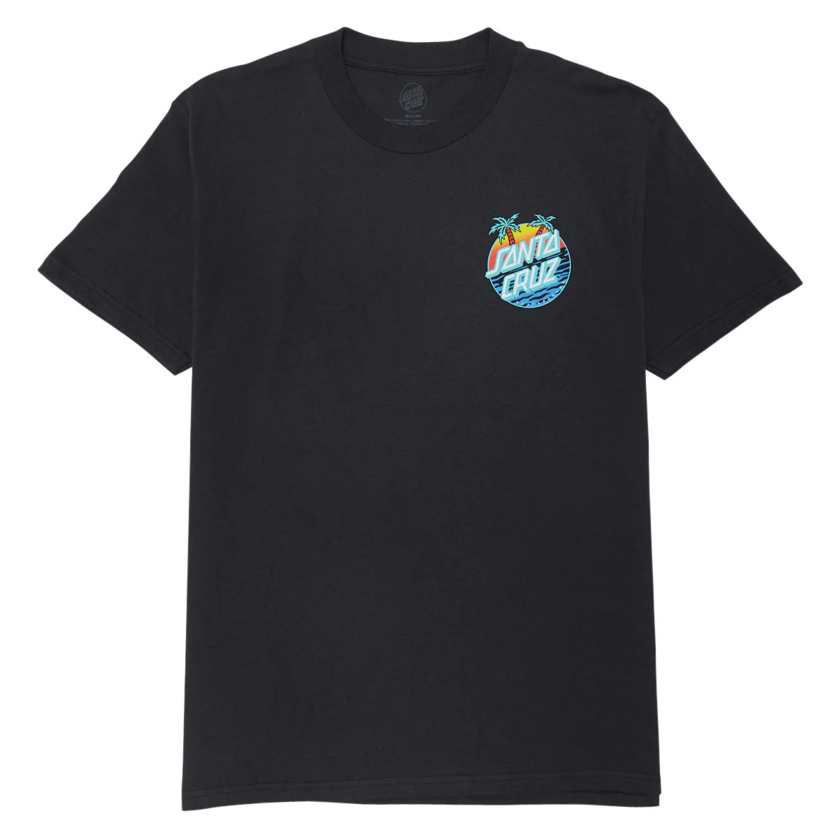 Santa Cruz Retreat Dot T-Shirt - Vintage Black - Image 2