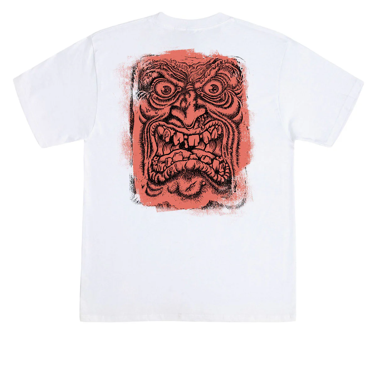 Santa Cruz Roskopp Block Face T-Shirt - White