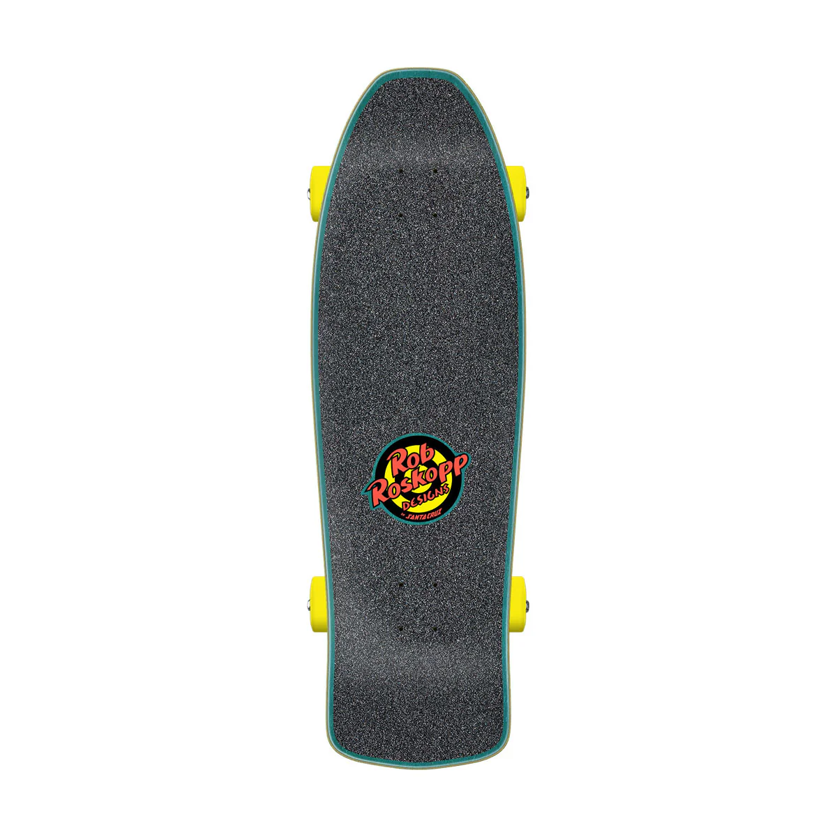 Santa Cruz Roskopp Screaming Five Shaped Pre-Built Cruzer Longboard Complete - 10.32" - Image 2