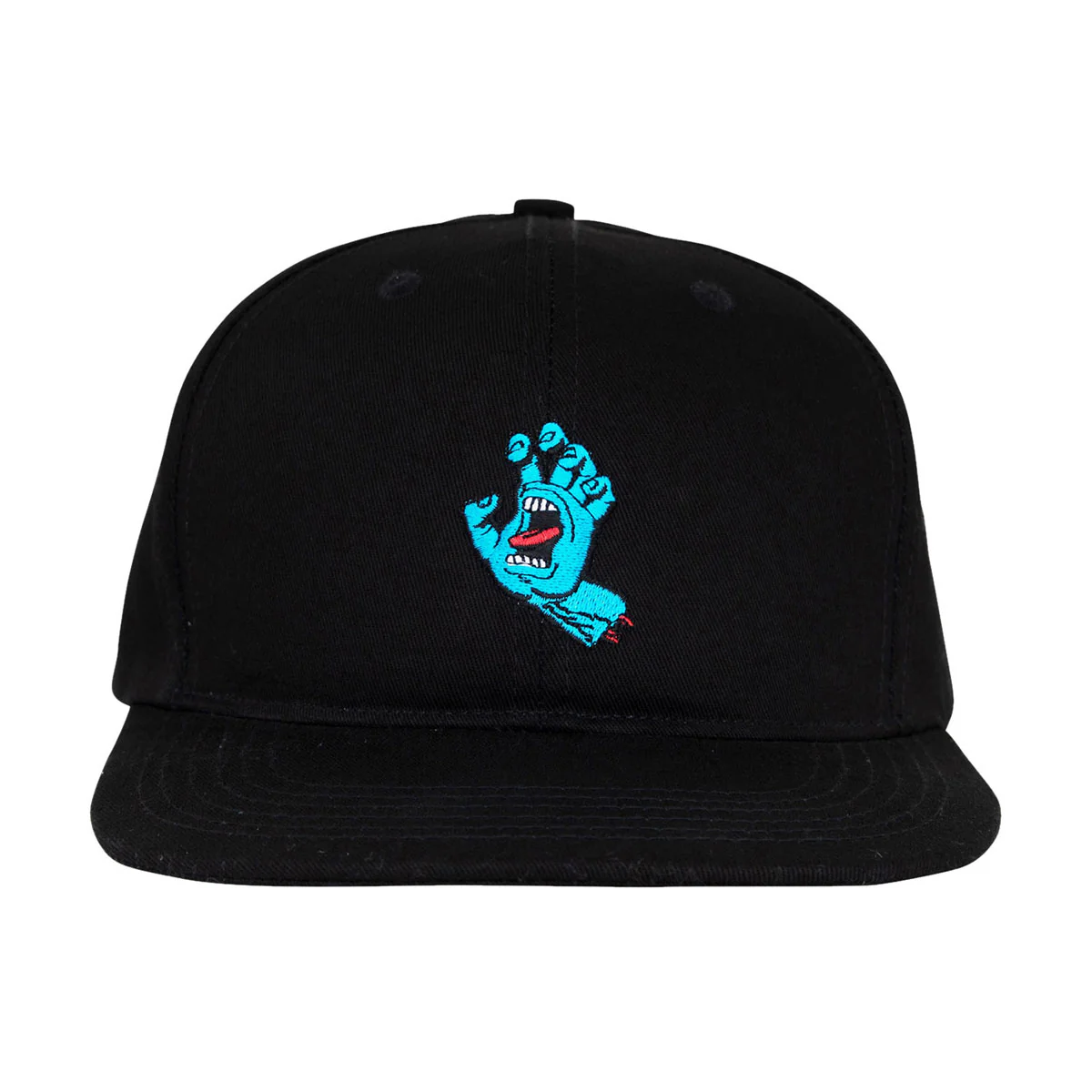Santa Cruz Screaming Hand Snapback Hat - Black 2025 - Image 3