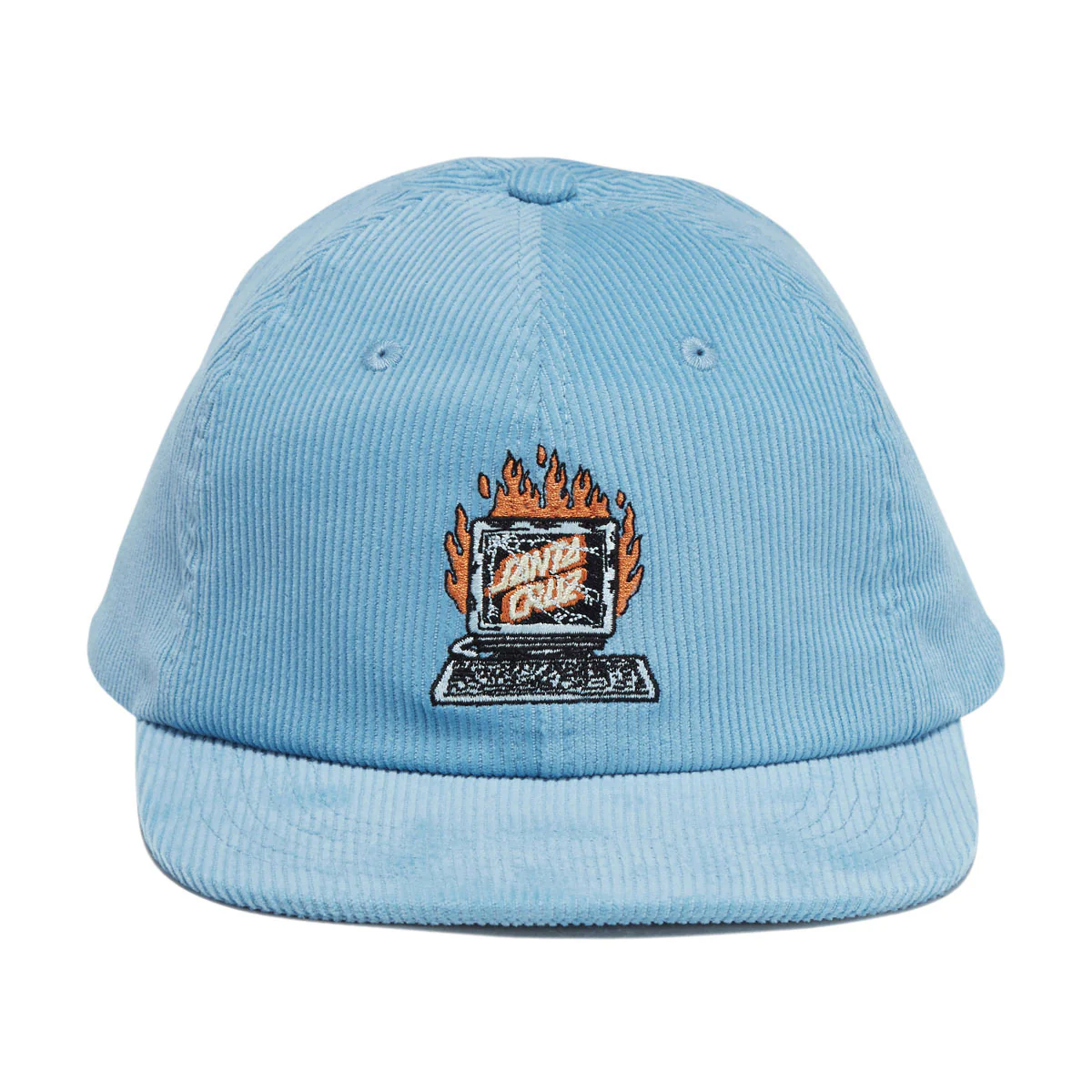 Santa Cruz Self Destruct Snapback Hat - Sky Blue - Image 2