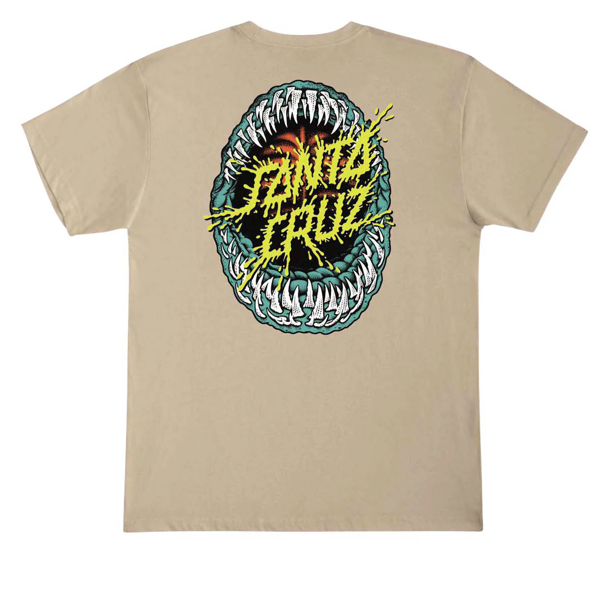 Santa Cruz Shark Jaw T-Shirt - Tan