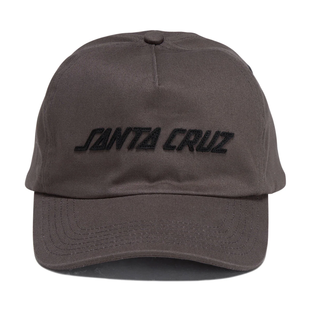 Santa Cruz Strip Felt Snapback Hat - Charcoal - Image 2