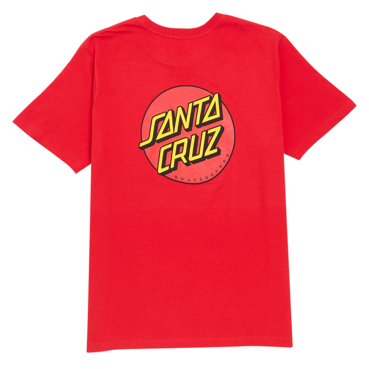 Santa Cruz Womens Classic Dot T-Shirt - Team Red - Image 2