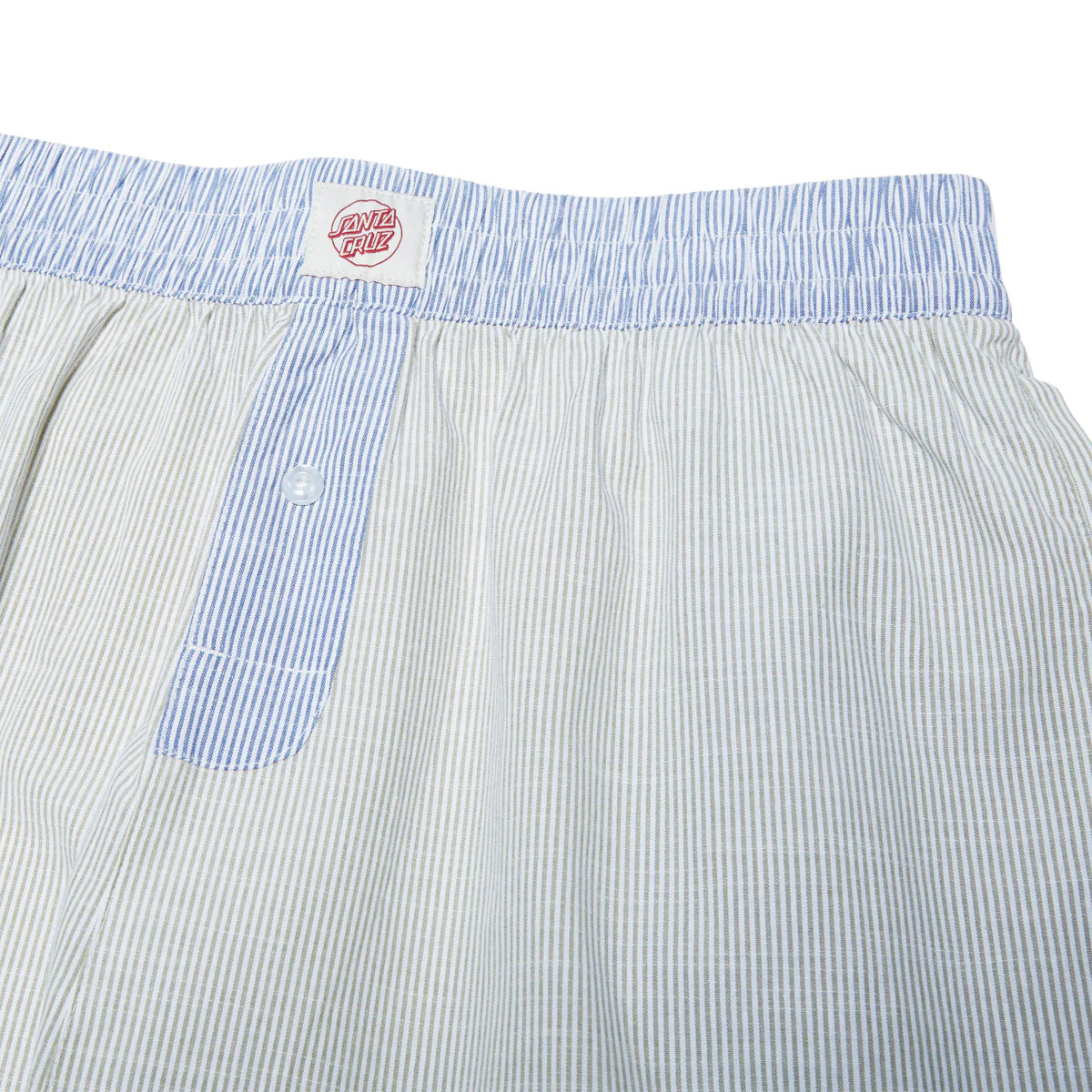 Santa Cruz Womens Opus Dot Lounge Shorts - Pine Stripe - Image 3