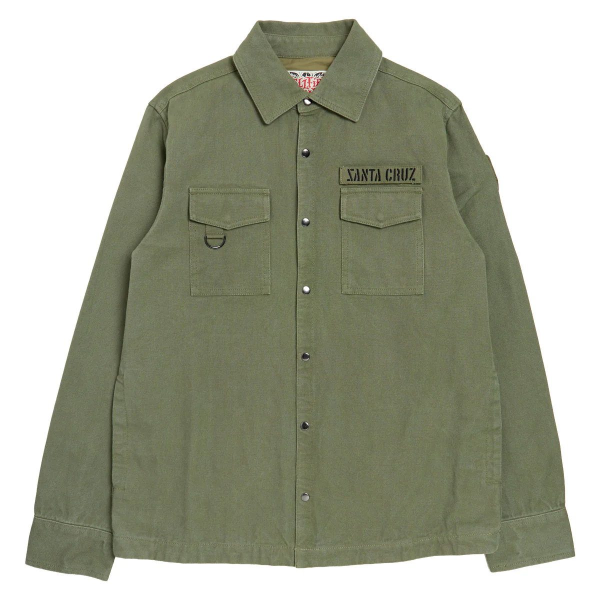 Santa Cruz x Stranger Things Crawl Utility Jacket - Army