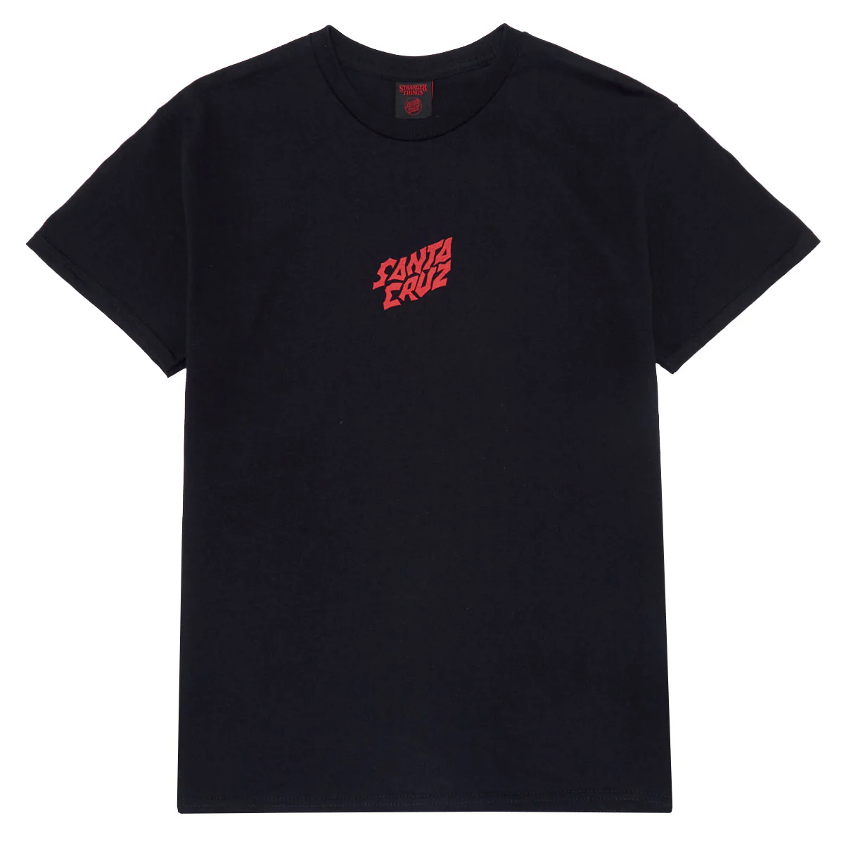 Santa Cruz x Stranger Things Screaming Lights T-Shirt - Black
