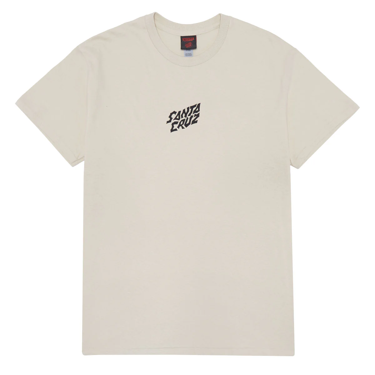 Santa Cruz x Stranger Things Screaming Lights T-Shirt - Sand