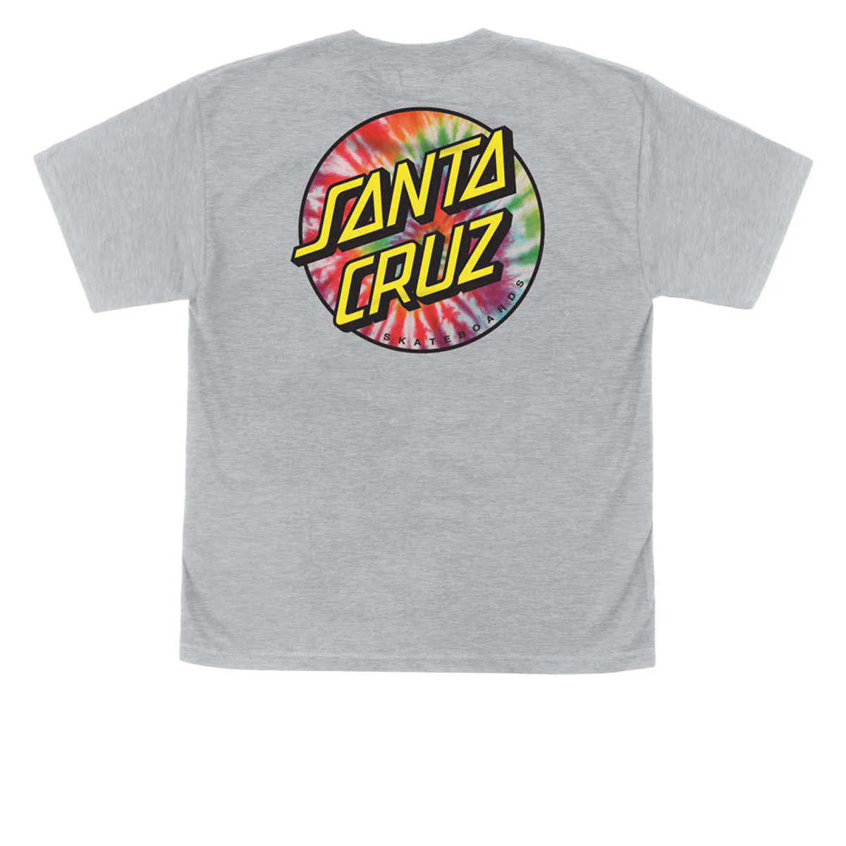 Santa Cruz Youth Tie Dye Dot T-Shirt - Sport Grey