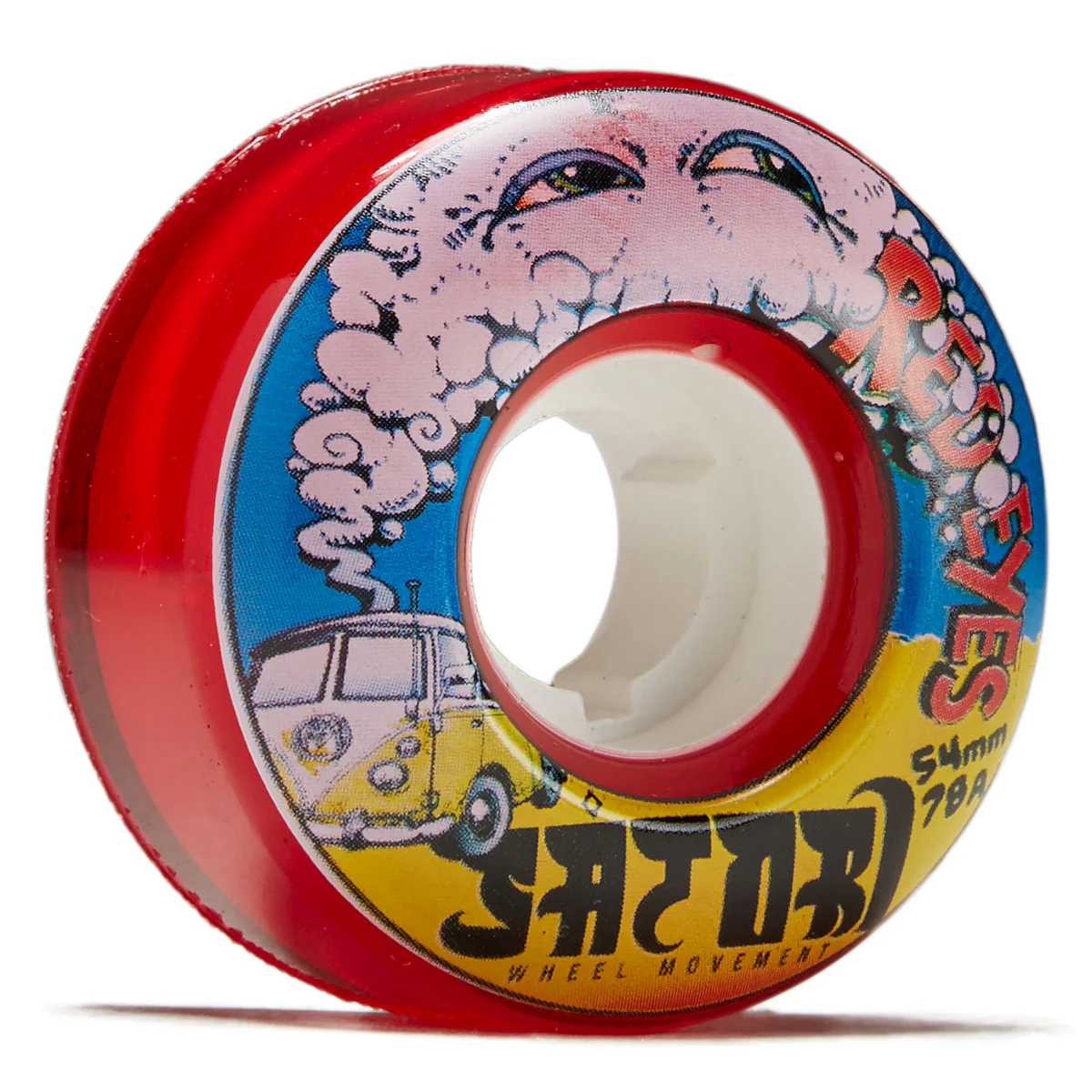 Satori Movement Red Eye Cruiser 78a Skateboard Wheels - 54mm