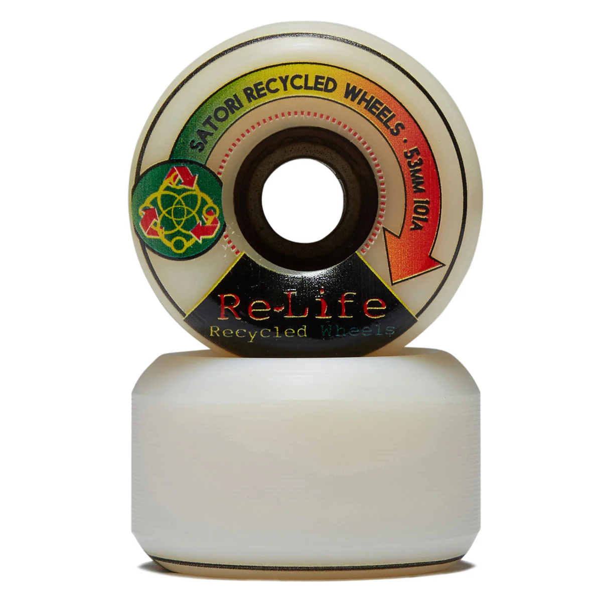 Satori Movement ReLife Recycled Conical 101a Skateboard Wheels - 53mm - Image 2