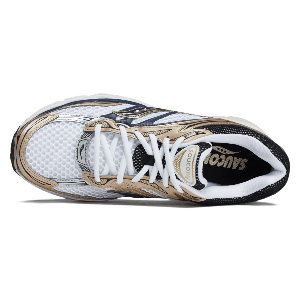 Saucony Progrid Omni 9 Shoes - Aureate/White - Image 3