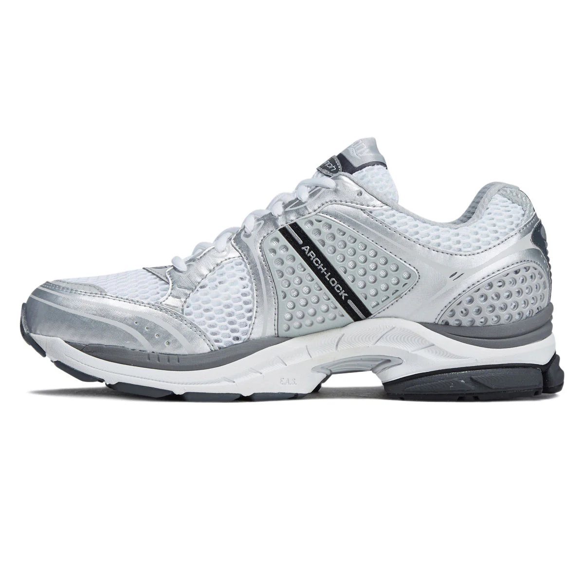 Saucony Progrid Triumph 4 Shoes - White/Silver II - Image 2
