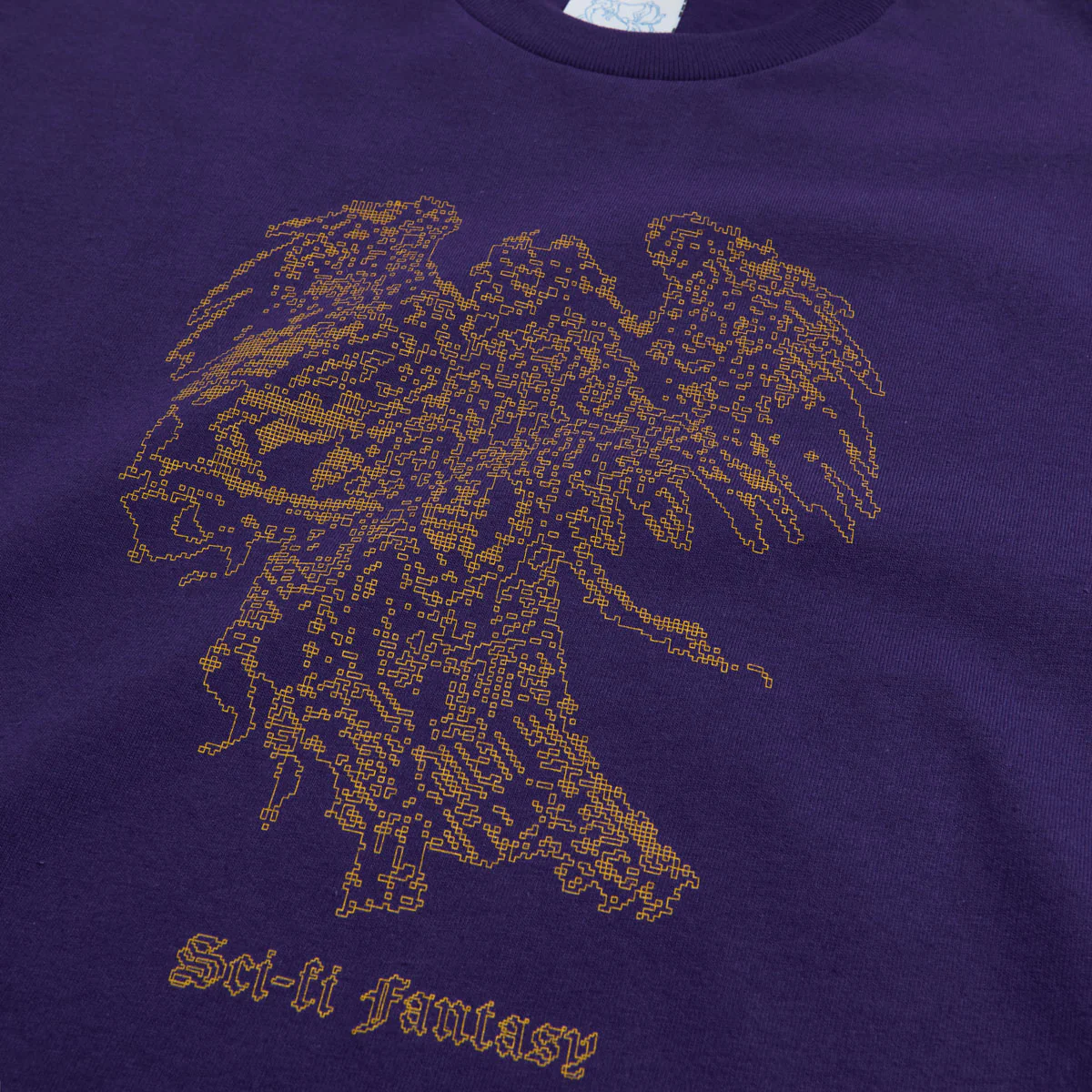 Sci-Fi Fantasy Angel T-Shirt - Purple - Image 2