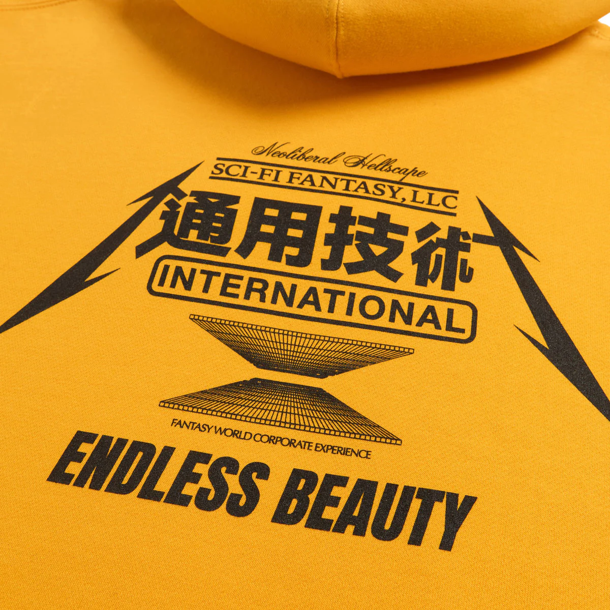 Sci-Fi Fantasy Endless Beauty Hoodie - Gold - Image 4
