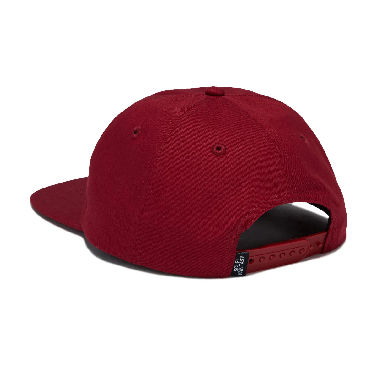 Sci-Fi Fantasy Herringbone Logo Hat - Red - Image 2