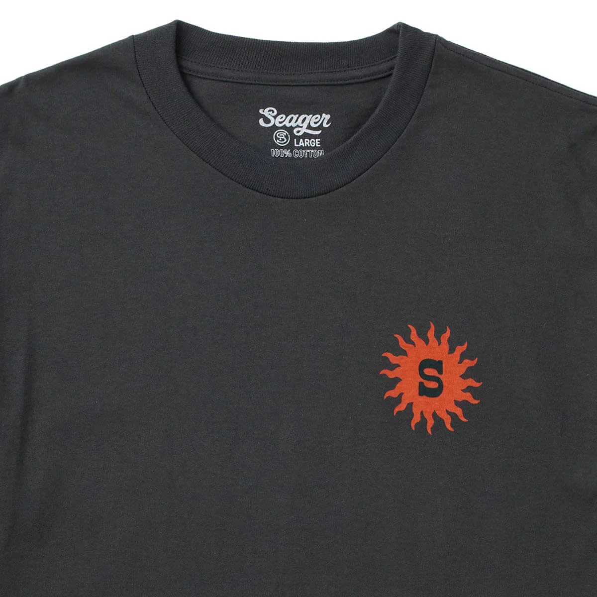 Seager Baja T-Shirt - Vintage Black - Image 4
