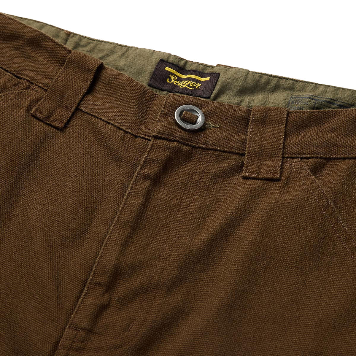 Seager Bison Canvas Shorts - Tobacco - Image 3