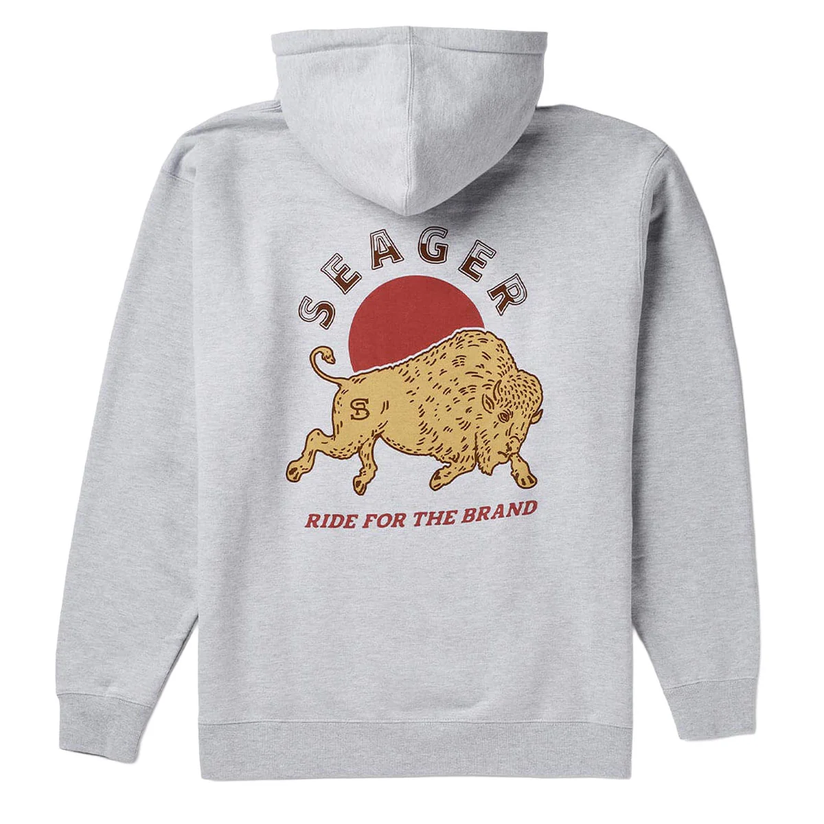 Seager Ride For The Brand Hoodie - Heather Grey