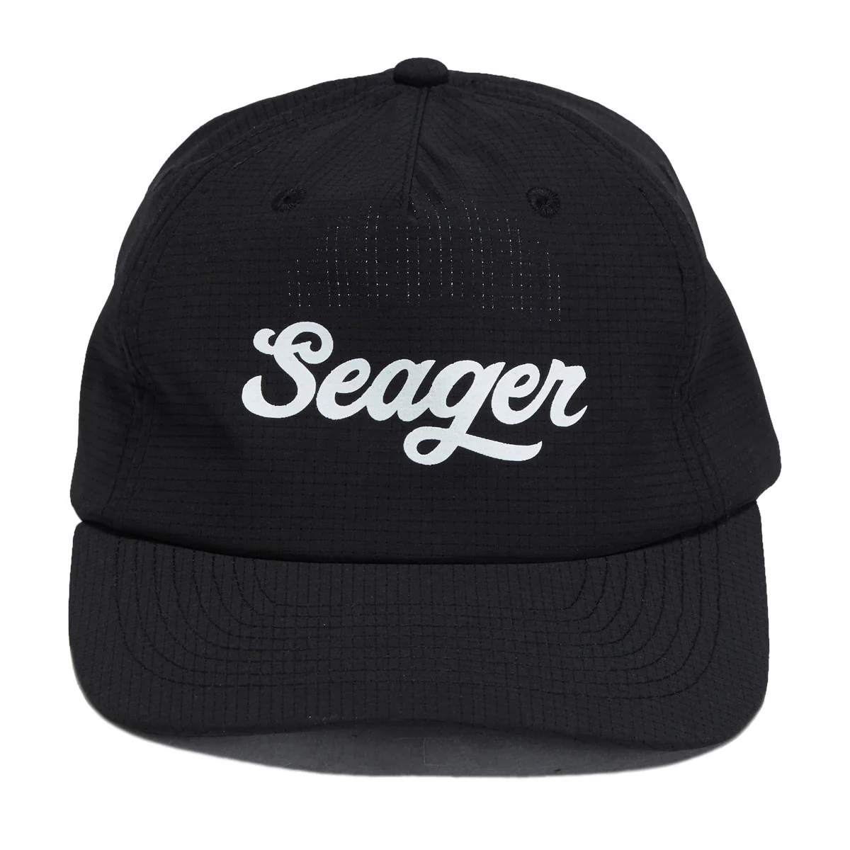 Seager Uphill Tech Strapback Hat - Black - Image 5