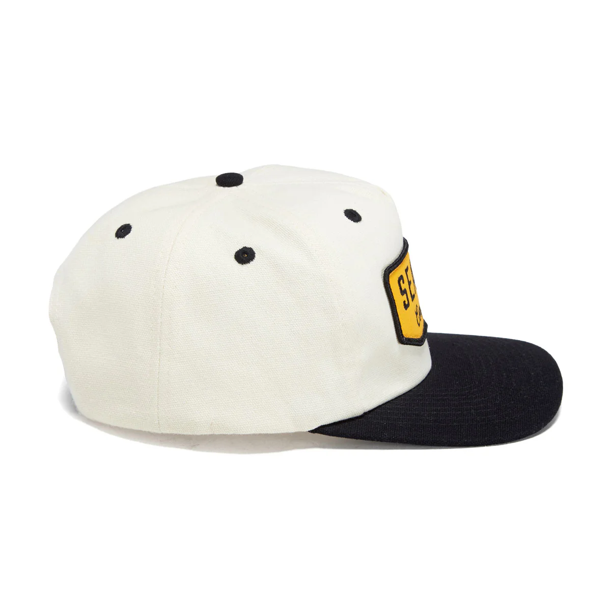 Seager Wilson Snapback Hat - Vintage White - Image 3