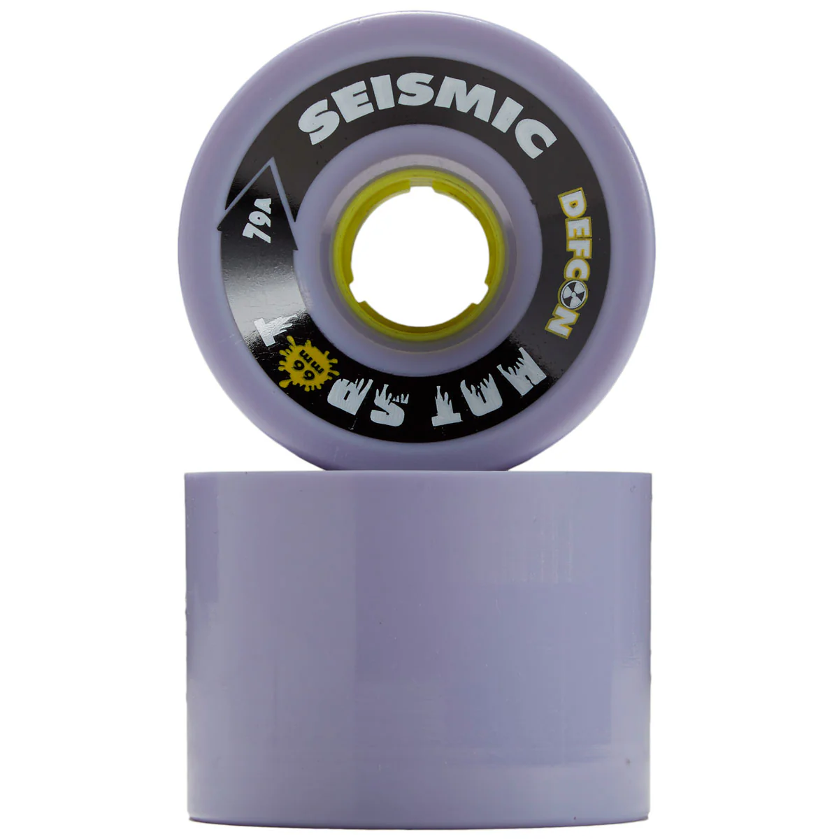 Seismic Hot Spot 79a Longboard Wheels - Plum - 66mm - Image 2