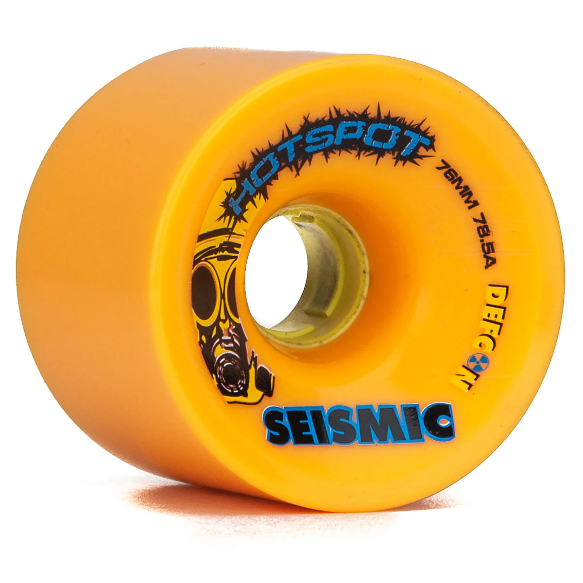 Seismic Hot Spot 78.5a Longboard Wheels - Mango - 76mm