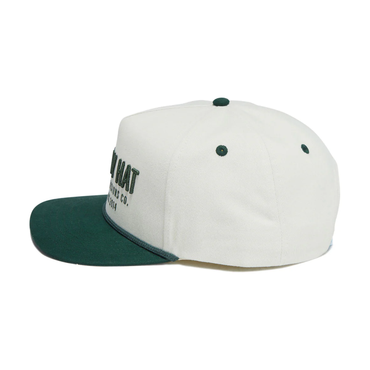 Sendero Cowboy Hat - Cream/Green - Image 4