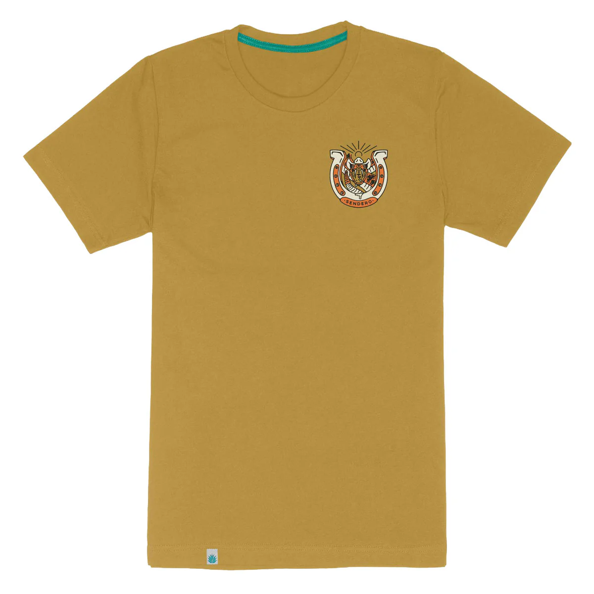 Sendero Snake Luck T-Shirt - Goldenrod - Image 2