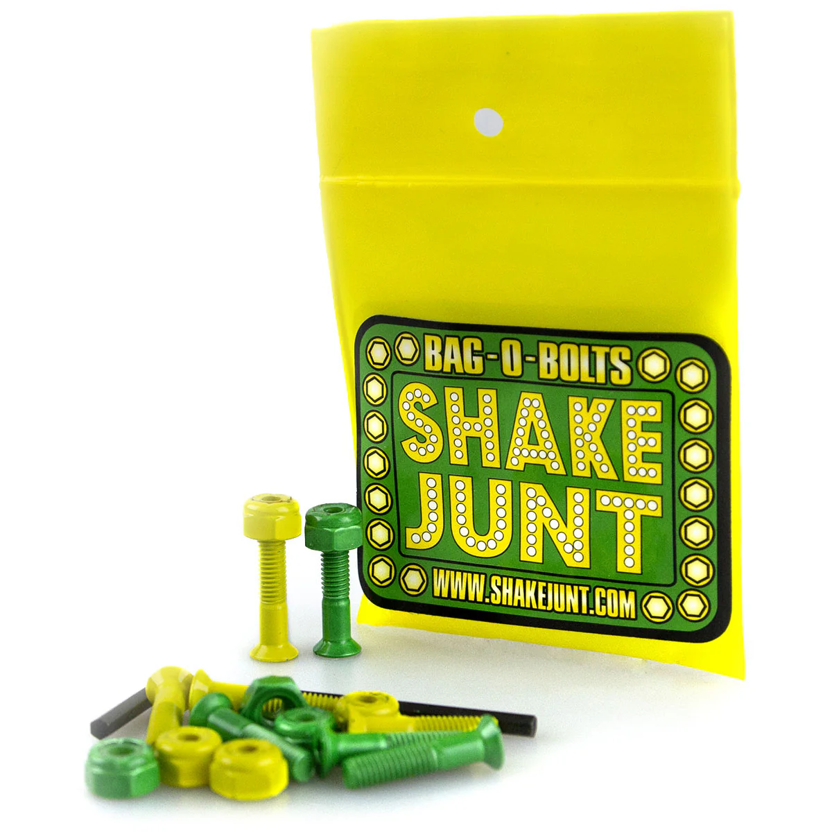 Shake Junt Phillips Hardware - Green/Yellow - 1"