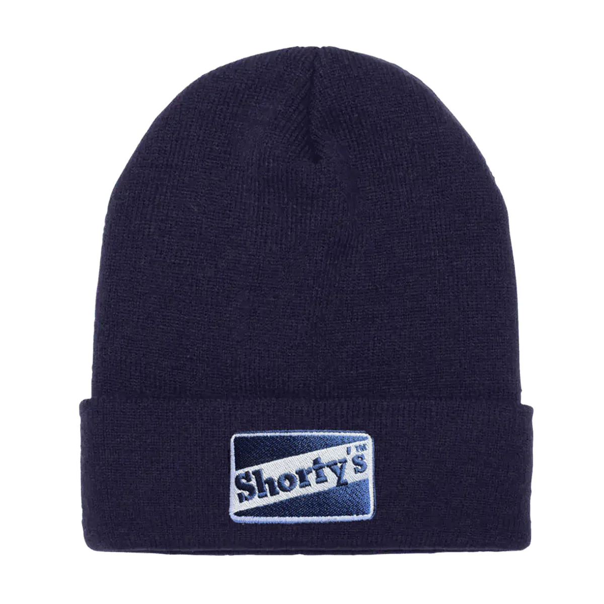 Shorty's OG Logo Cuffed Beanie - Navy/Navy