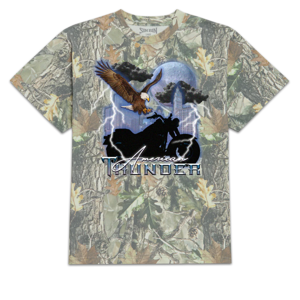 Sin Bin American Thunder T-Shirt - Camo - SM
