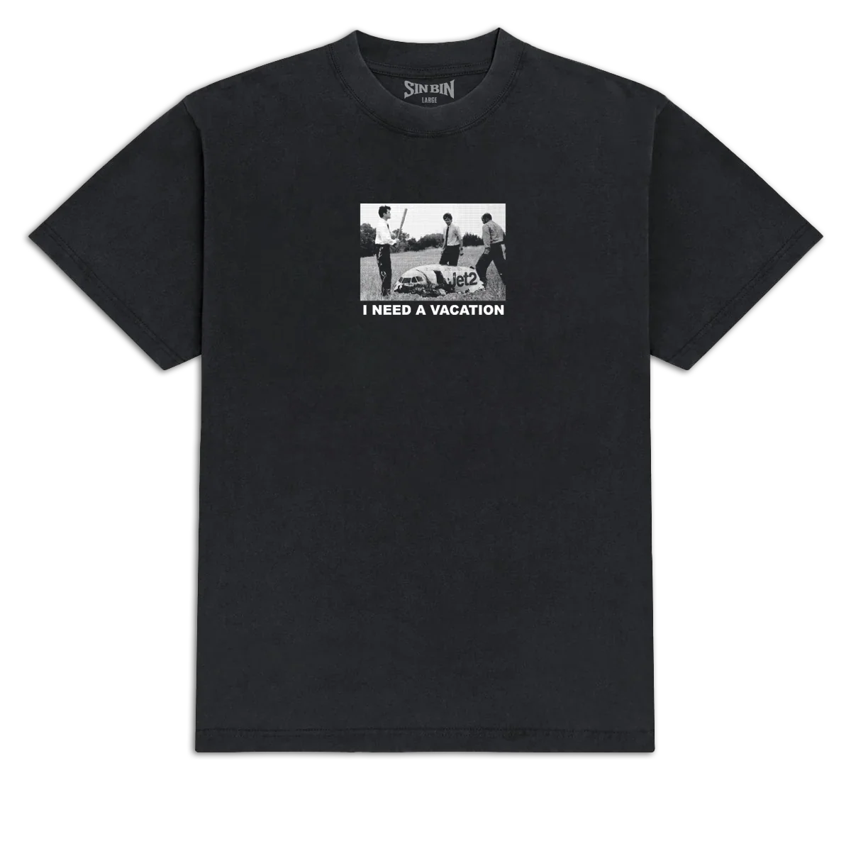 Sin Bin Anti Holiday T-Shirt - Black
