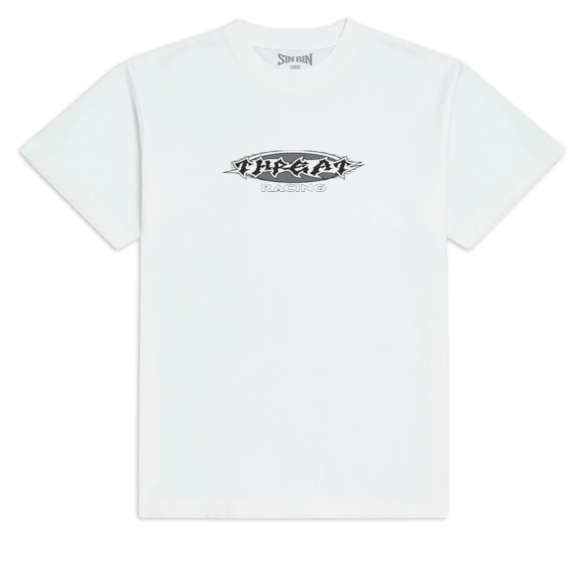 Sin Bin Sin Tracks T-Shirt - White - SM