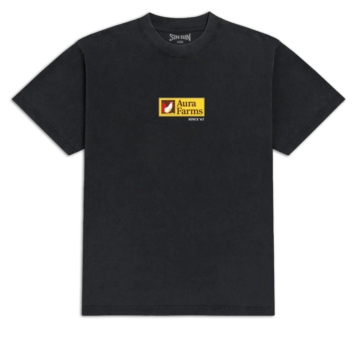 Sin Bin Six Seven T-Shirt - Black - MD